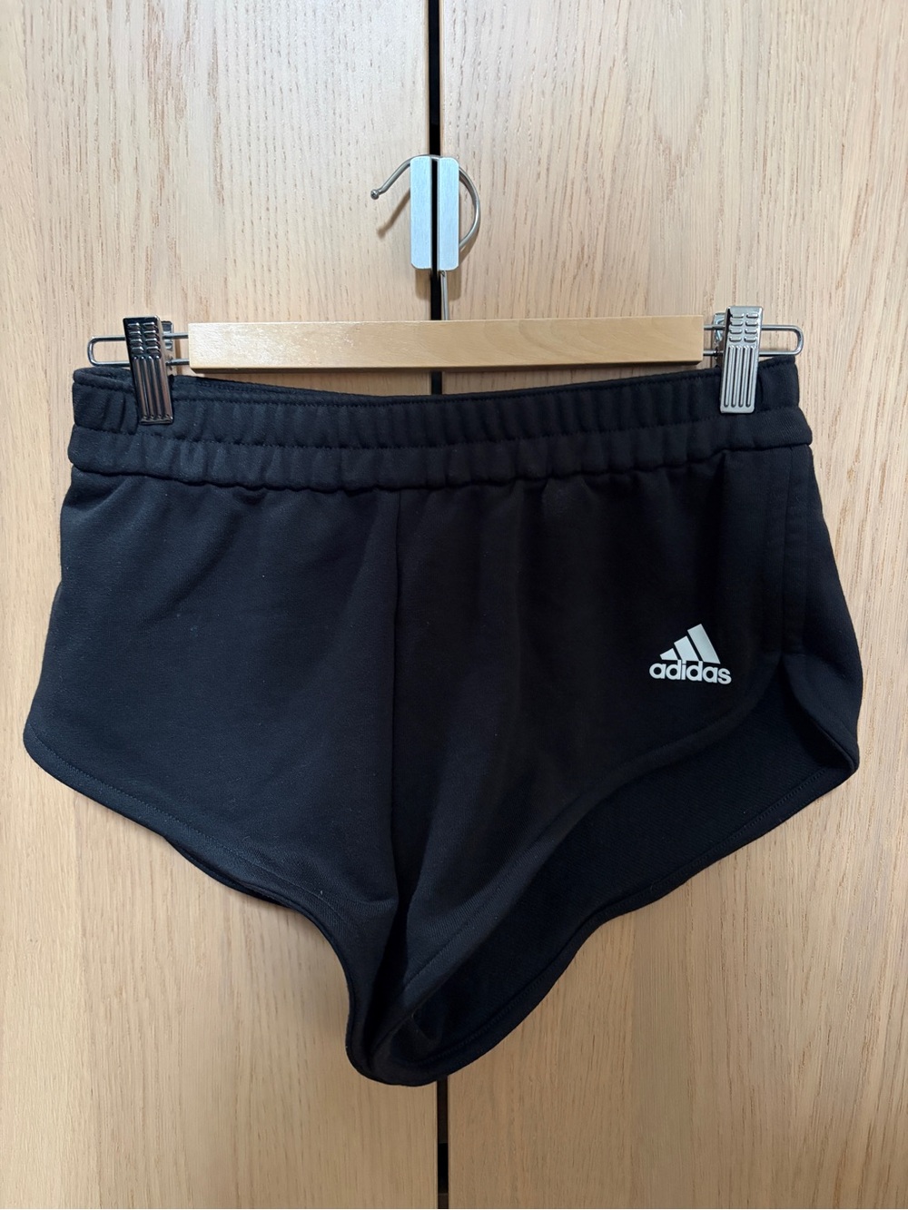 Adidas high cut leg retro Black Running Shorts